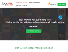 Tablet Screenshot of logodep.vn
